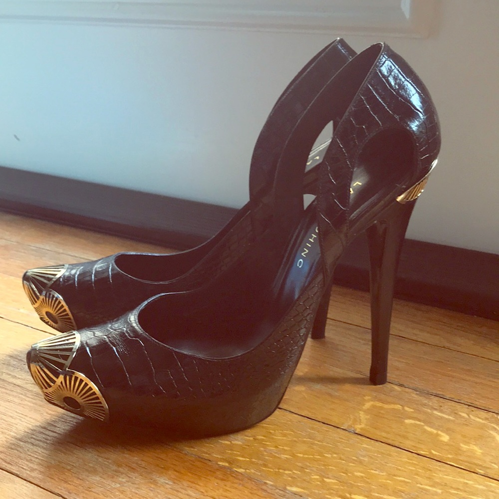 Black Lara Bohinc Stilettos